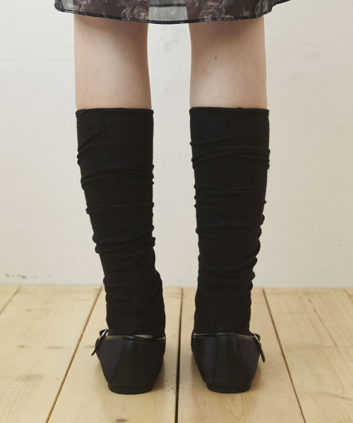 Daily Cotton Leg Warmers_Black