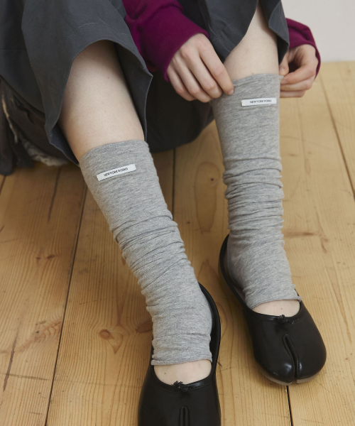Daily Cotton Leg Warmers_Gray
