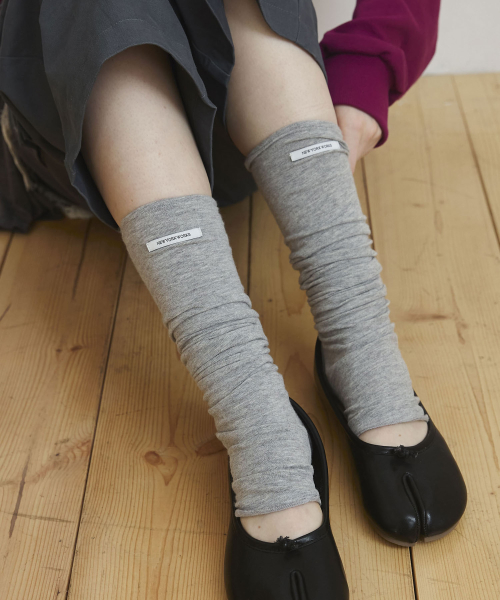 Daily Cotton Leg Warmers_Gray