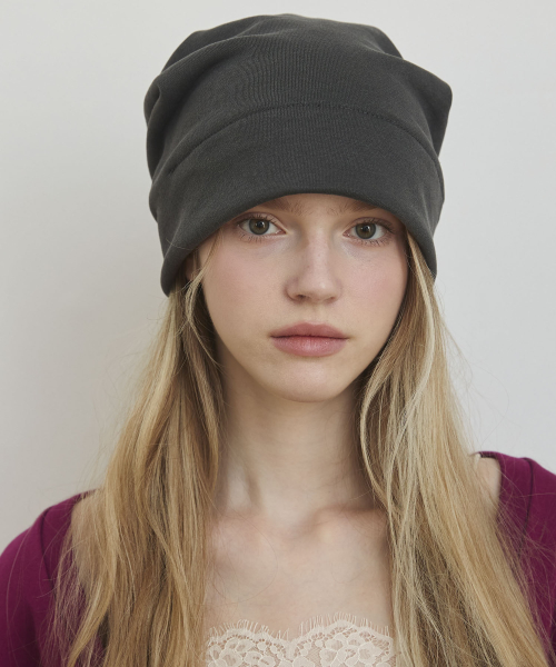 Reversible Two-Tone Beanie Hats_Charcoal