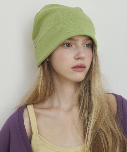 Reversible Two-Tone Beanie Hats - Green