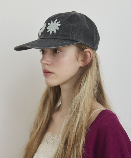 Apple Patch Logo Camp Cap Hats_Black