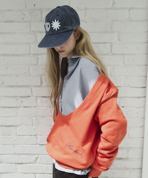 Apple Patch Logo Camp Cap Hats Navy