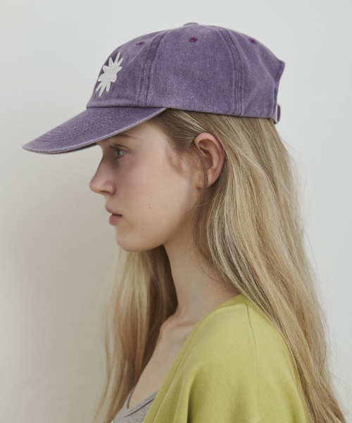 APPLE Patch Logo Camp Cap Hats_Purple