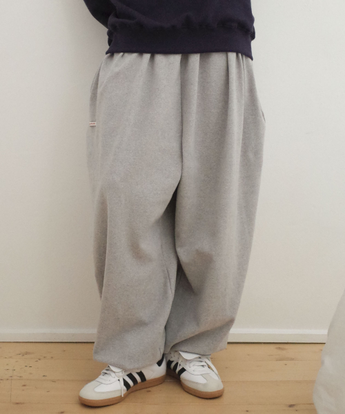 Balloon Fit Harem Pants_Gray