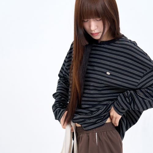 Daily Stripe Long Sleeve T Shirt