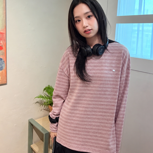 Daily Stripe Long Sleeve T Shirt