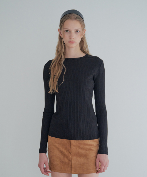 [SET] Smooth Touch T-Shirt & Muffler_Black