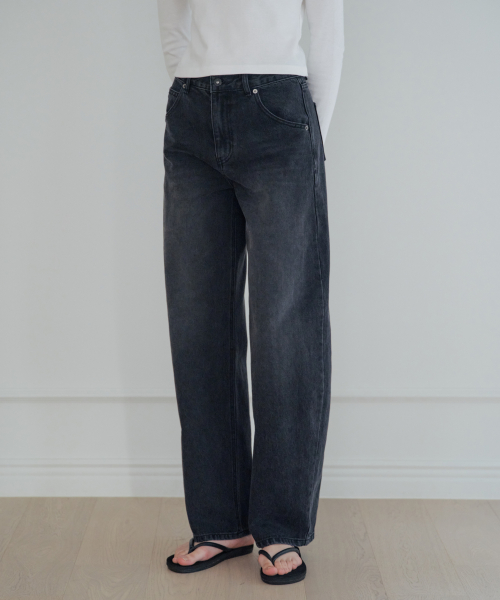 Uni Loose Fit Denim - Black