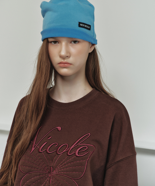 NICOLE BUTTERFLY SWEATSHIRT_BROWN