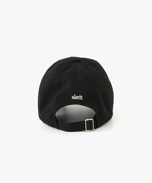 Destroyed Slogan Ball Cap_Black