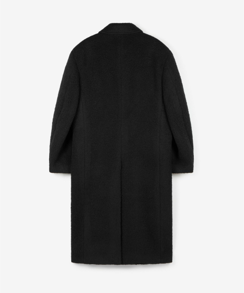 Oversized Alpaca Mac Coat (Black) TNCO6F101BK