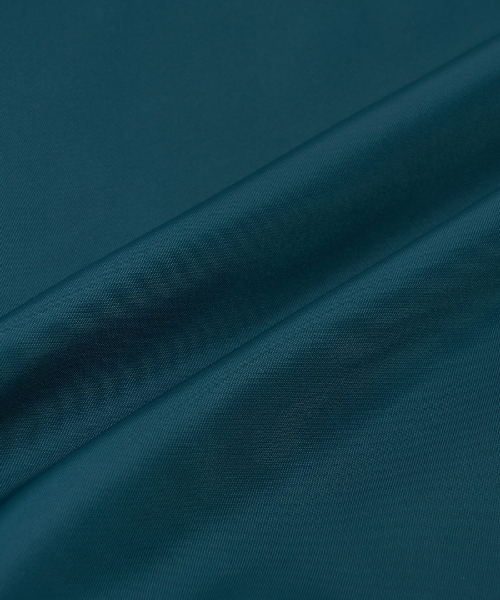 Nylon Blocking Cursive Varsity Jacket