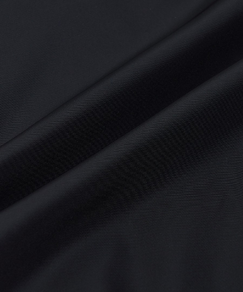 Nylon Blocking Cursive Varsity Jacket