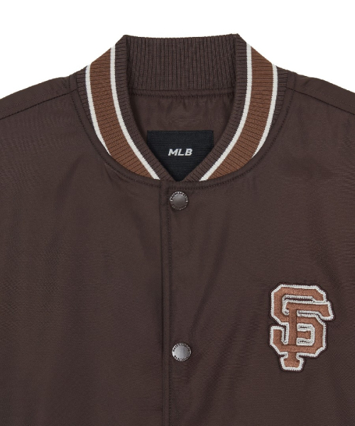 NYLON LETTER VARSITY JACKET