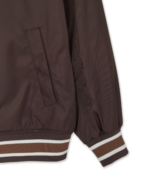 NYLON LETTER VARSITY JACKET