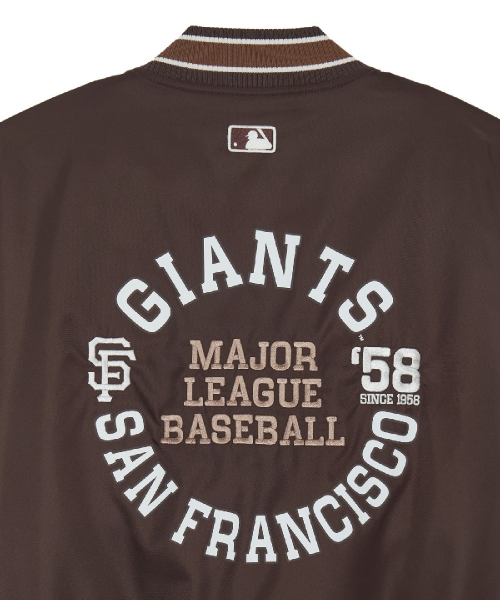 NYLON LETTER VARSITY JACKET
