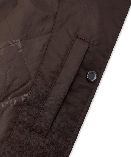 NYLON LETTER VARSITY JACKET