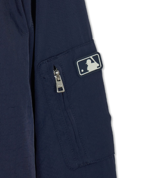Nylon Hood Detachable Varsity Jacket