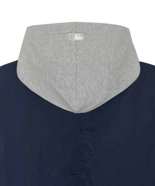 Nylon Hood Detachable Varsity Jacket