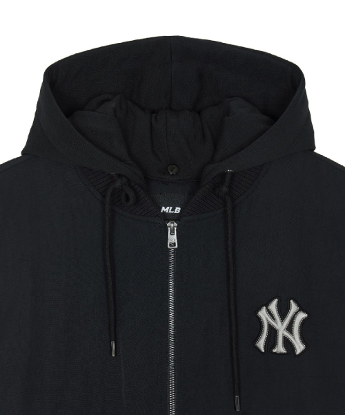 Nylon Hood Detachable Varsity Jacket