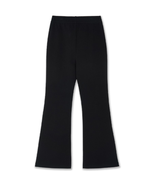 Womens Varsity Ribbed Flare Pants