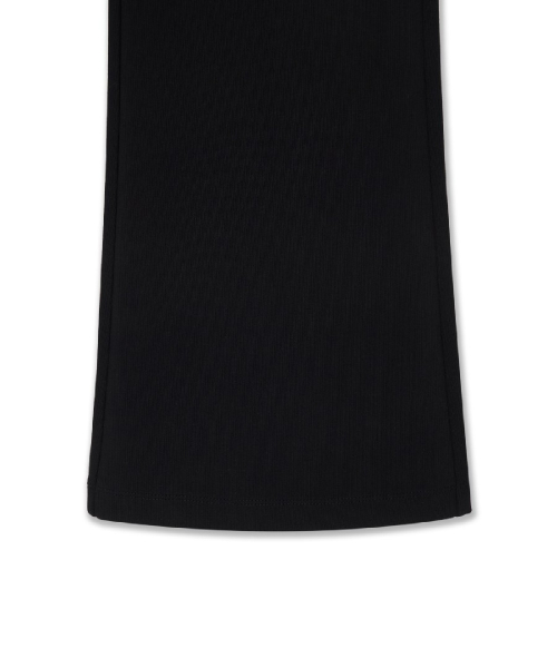 Womens Varsity Ribbed Flare Pants