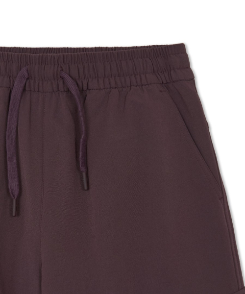 WomenS Gorpcore Curved Line Heavy Brushed Wide Flare Pants