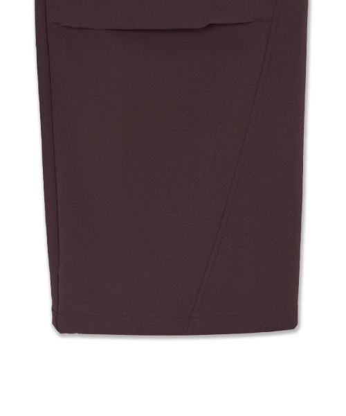 WomenS Gorpcore Curved Line Heavy Brushed Wide Flare Pants