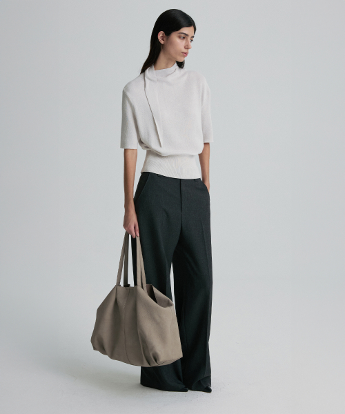 STRAIGHT-LEG TROUSERS