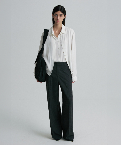 STRAIGHT-LEG TROUSERS