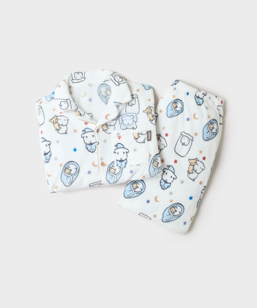 GANADI Sleep Pajamas (White)_SPPPG4VU07
