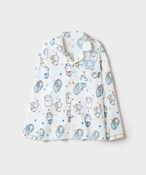 GANADI Sleep Pajamas (White)_SPPPG4VU07