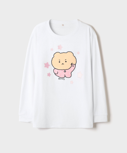 MANGGEUREOJIN GOM Round-Neck Pajamas (Pink)_SPPPG4VU14