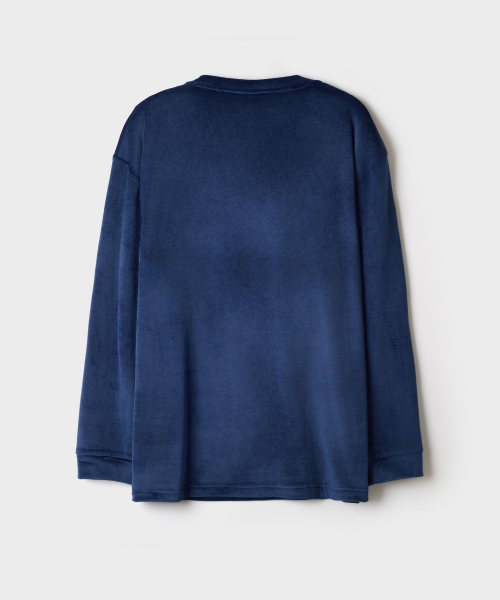 MANGGEUREOJIN GOM Round-Neck Pajamas (Blue)_SPPPG4VU14
