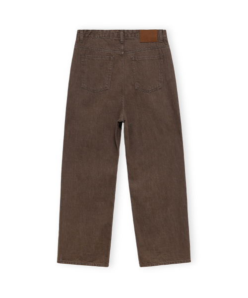 5P Straight Denim, Brown
