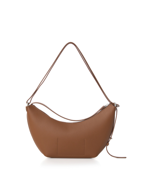 NIEPSEU Leather Panorama Bag [Tan]