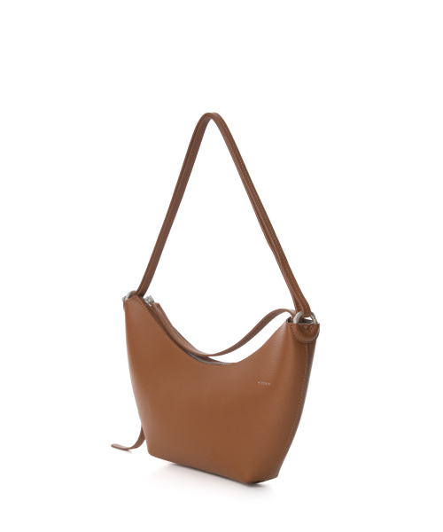 NIEPSEU Leather Panorama Bag [Tan]