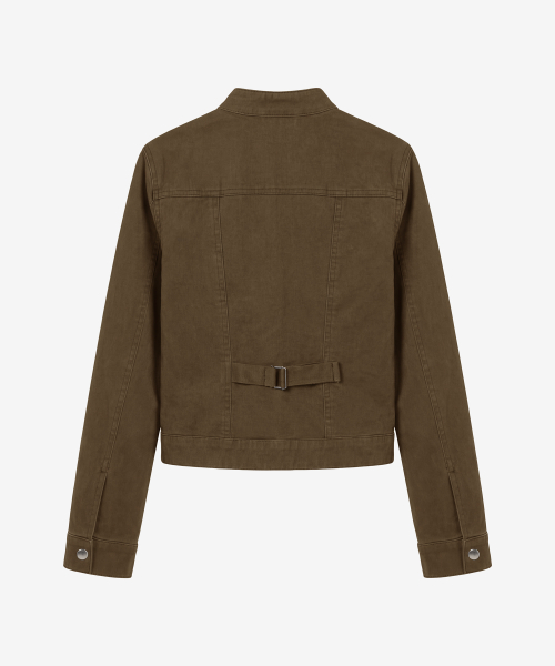 벡터 스냅 슬림 자켓_브라운 Vector Snap Slim Jacket_Brown