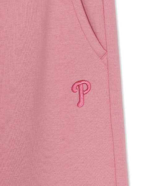 Womens Varsity Vintage Hip Lettering Brushed Semi Wide Pants
