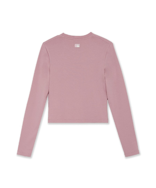 WOMENS BASIC LIGHT BRUSHED SLIM FIT LONG SLEEVE T-SHIRTS