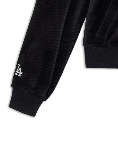 WomenS Varsity Small Cursive Velvet Track Top