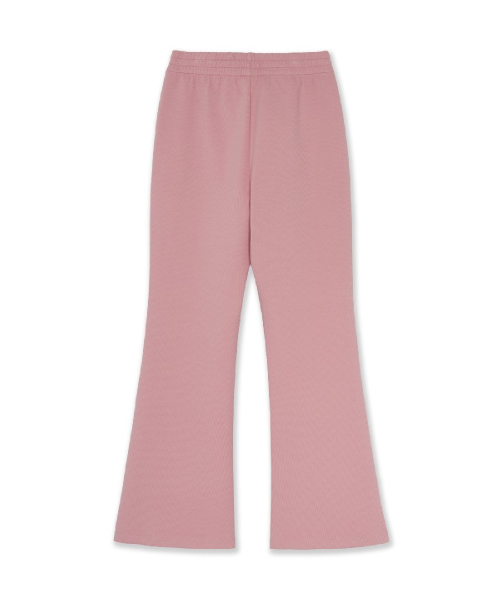 Womens Varsity Ribbed Flare Pants
