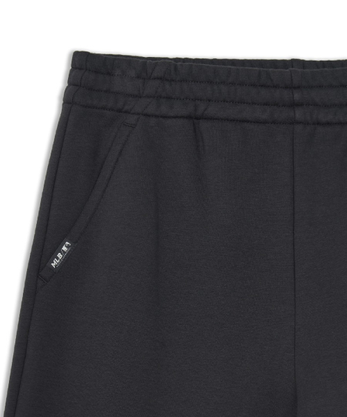 Womens Varsity Vintage Hip Lettering Brushed Semi Wide Pants