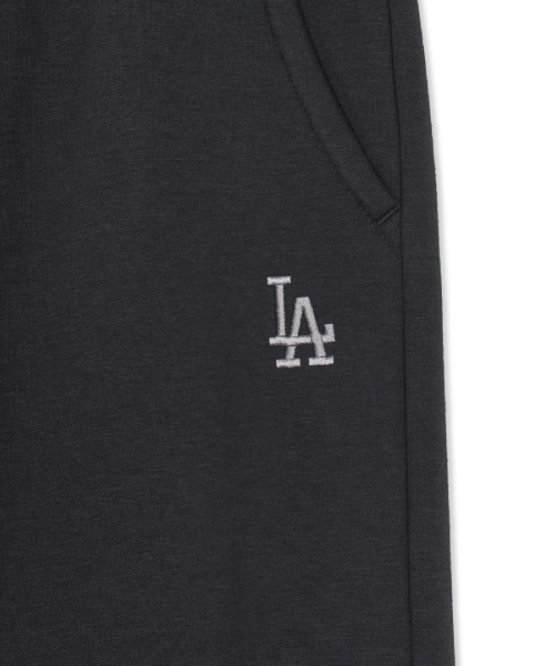 Womens Varsity Vintage Hip Lettering Brushed Semi Wide Pants