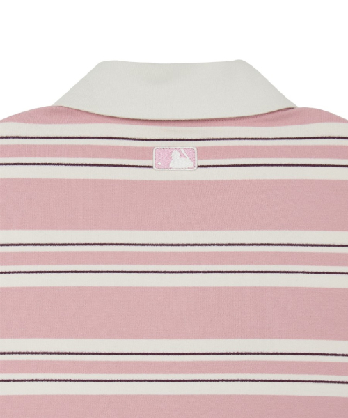 Basic Stripe Collar Button Sweatshirts
