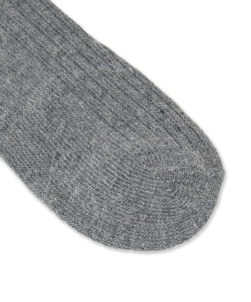Fluffy Stripe Crew Socks