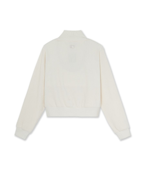 WomenS Varsity Small Cursive Velvet Track Top