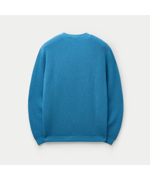 CROSSLEY DYED EXTRAFINE MERINOS WOOL SWEATER SOWAW26001BUL