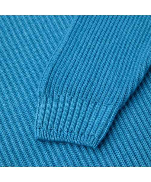 CROSSLEY DYED EXTRAFINE MERINOS WOOL SWEATER SOWAW26001BUL